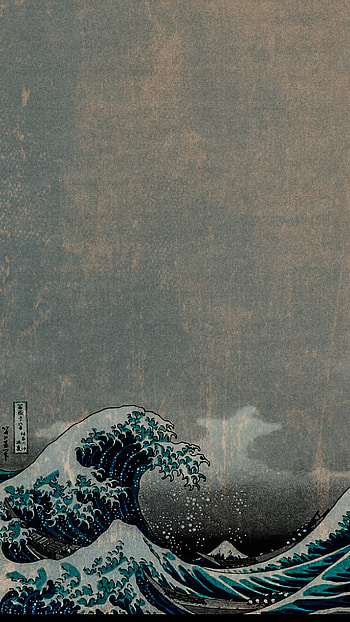 Japanese Wave Painting HD phone wallpaper