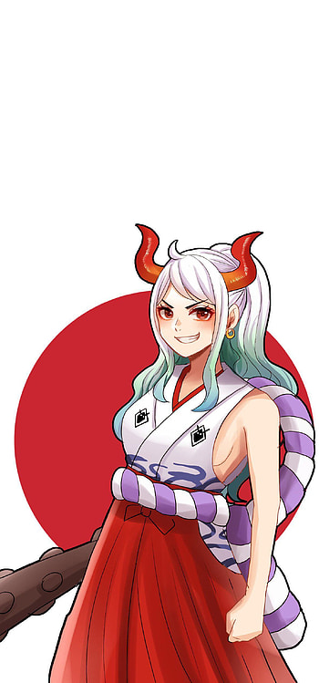 Yamato, Art, Wano, Anime, One_Piece, Manga, Onigashima HD phone wallpaper