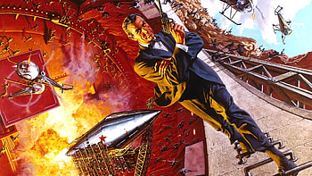 Agent 007, James Bond, Romantic Moscow, Fast cars HD wallpaper