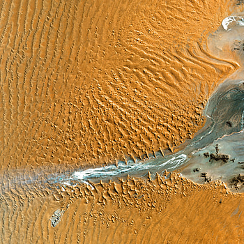 Desert, View From Above, Texture, Textures, Relief, Dunes, Links HD phone wallpaper