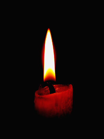 Dark, Flame, Dark Background, Candle, Wick, Wax HD phone wallpaper