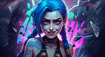 Arcane, Jinx (League Of Legends) HD wallpaper