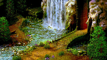 TEMPLE ENTRANCE, screenshot, Project Eternity, game, mystical HD wallpaper