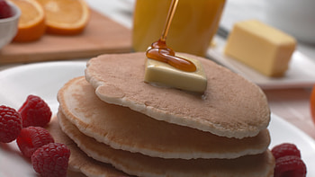 Slow-motion syrup, Pancake stack, Super slow motion, Tempting delicacy HD wallpaper