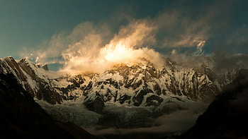 Annapurna , Himalayas Nepal, Sunset nature, Mountain HD wallpaper