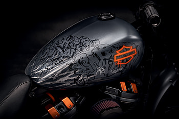 Harley Davidson Grey Black Bike Tank , harley-davidson, bikes HD wallpaper