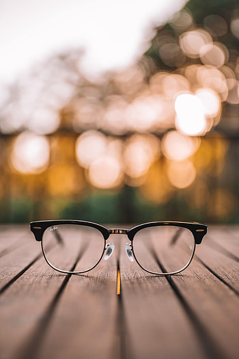 Miscellanea, Miscellaneous, Wood, Wooden, Blur, Smooth, Lenses, Planks, Board, Glasses, Spectacles HD phone wallpaper