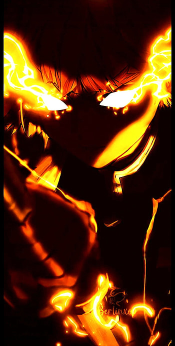 Zenitsu, heat, orange HD phone wallpaper