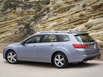Auto, Nature, Acura, Cars, Rocks, Side View, Speed, Style, Akura, Blue Metallic, 2010, Tsx HD wallpaper