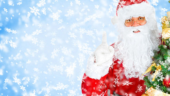 Holidays, New Year, Jack Frost, Santa Claus, Holiday HD wallpaper
