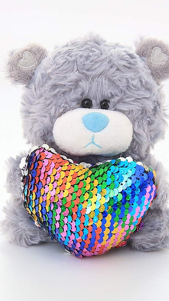 Teddy Bear Wale, Cute, Heart HD phone wallpaper