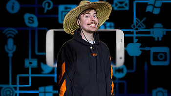 Energetic Influencer in Straw Hat -, Mr. Beast HD wallpaper