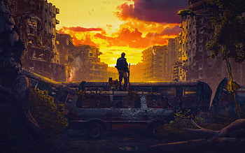 The Zombie Apocalypse, zombie, apocalypse, artist, artwork, digital-art HD wallpaper