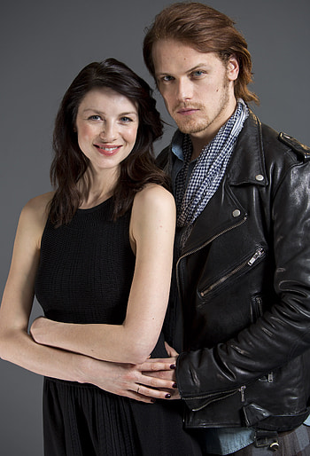 TV Shows, Sam Heughan, Caitriona Balfe, hoot HD phone wallpaper