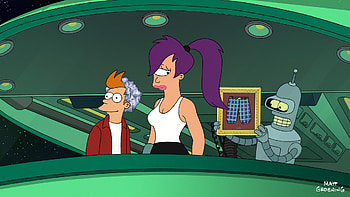 Futurama : Fry, Leela, and Bender in Action, TV Show, Futurama, Bender (Futurama), Fry (Futurama), Leela (Futurama) HD wallpaper