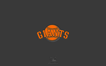 San Francisco Giants, gray background, American baseball team, San Francisco Giants emblem, MLB, California, USA, baseball, San Francisco Giants logo HD wallpaper