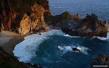 Heaven's Cove, ocean, cove, heaven, beach HD wallpaper