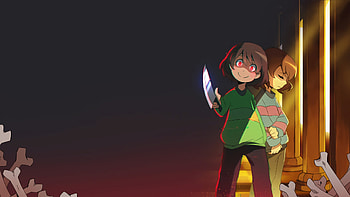 Chara Flowey Undertale Â· | Background ID:737426 HD wallpaper