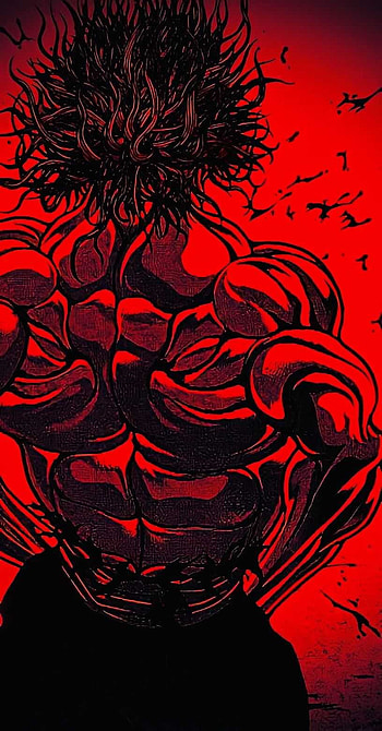 Baki, red HD phone wallpaper