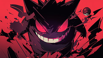 Gengar and Pokéball, Anime, Pokemon, Gengar (Pokémon), pokeball HD wallpaper