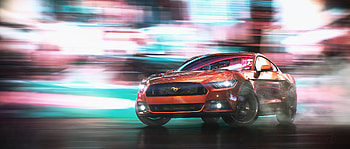 Drift King, ford-mustang, ford, cars, drifting, behance HD wallpaper