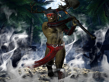 warrior night, night, warrior HD wallpaper