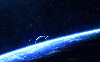 Planets, Universe, Glow HD wallpaper