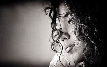 Monochrome Babe, black and white babe, sexy black and white, monochrome HD wallpaper