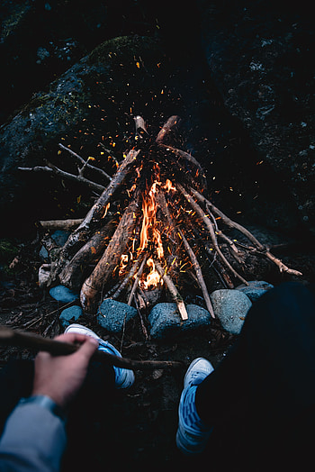 Fire, Bonfire, Sparks, Miscellanea, Miscellaneous HD phone wallpaper