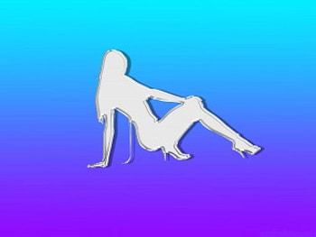 Posing, pose, silhouette, abstrac HD wallpaper
