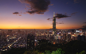 Cities, View From Above, Skyscrapers, Taiwan, Taipei HD wallpaper