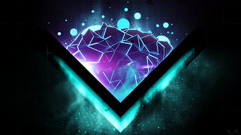 Geometric Abstract, geometric , Abstract visual, Creative design HD wallpaper