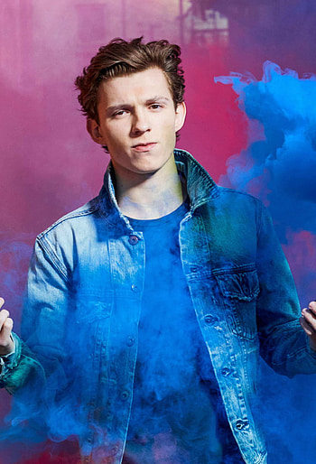 Tom Holland, Celeb, Jeans, Smoke HD phone wallpaper