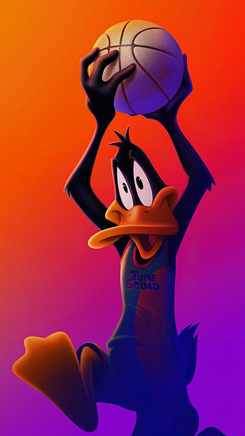 Space Jam, Daffy Duck HD phone wallpaper