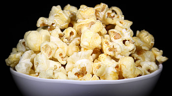 Kettle corn, Popcorn HD wallpaper