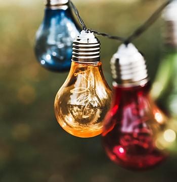 Party lights, bulb, lamps, decoration HD phone wallpaper