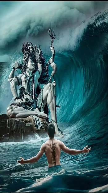 Shiva , art, god HD phone wallpaper