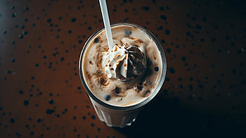 Coffee Milkshake - Creamy Delight Background, Coffee Milkshake, food, milkshake HD wallpaper