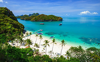 Koh Samui , Stunning visuals, Tropical paradise, background HD wallpaper