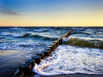 wavebreaker, sea HD wallpaper
