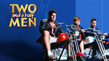 Two and a Half Men, Endless laughter, Odd couple, Charlie and Alan HD wallpaper