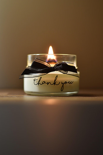 Words, Flame, Glass, Candle, Wax, Thank You HD phone wallpaper