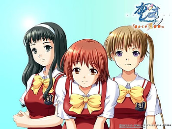 kashimashi girls, cute, kashimashi, girls, anime HD wallpaper