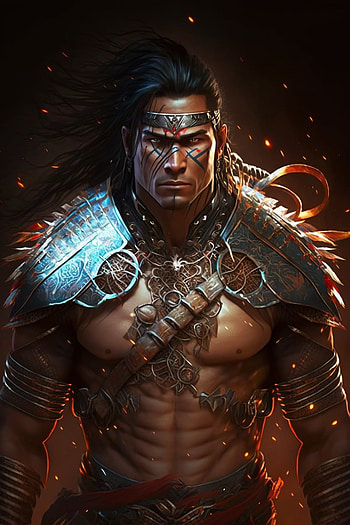 I am Turok!, AI Art, video game HD phone wallpaper