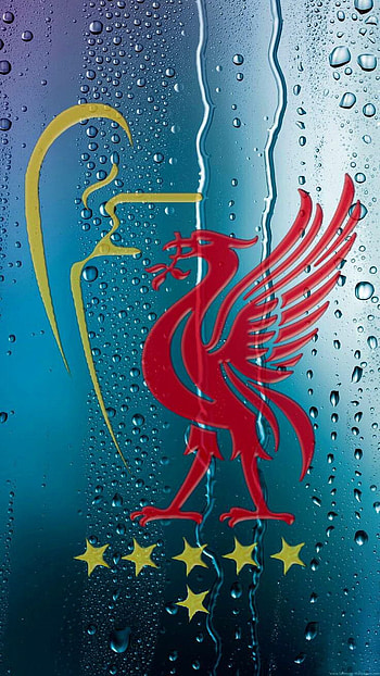 Liverpool fc six times, electric blue, art HD phone wallpaper