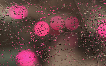 Drops, Macro, Glare, Surface, Glass, Window HD wallpaper