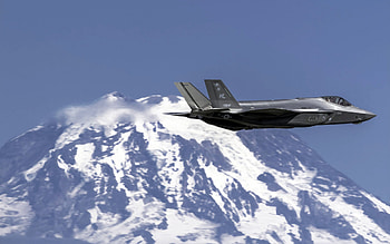 Lockheed Martin F-35 Lightning II, American fighter-bomber, F-35A, USAF, combat aircraft, USA HD wallpaper
