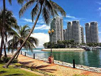 Singapore -Sentosa cove, Sentosa, Singapore, April, cove HD wallpaper