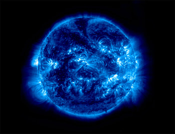 blue space, blue, space, 3d, sci fi HD wallpaper