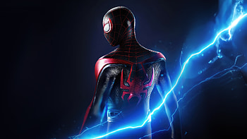 Electricfing Spider Man , spiderman, superheroes, artwork, artist, digital-art HD wallpaper